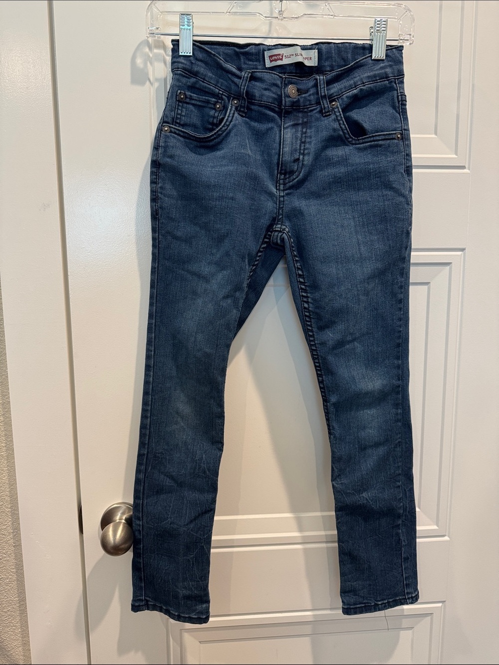 Levi's Boy's Dark Indigo Skinny Jeans - Picture 3 of 5